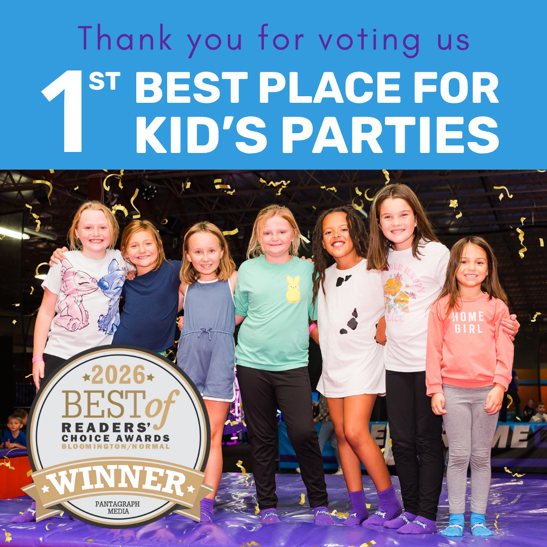 Thank you for voting us 1st best place for kid's parties